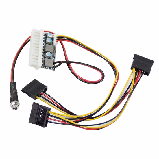 Carte de démarrage synchrone d'alimentation avec kits de fils adaptateurs 24 broches