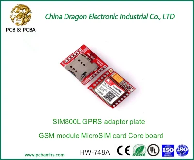 Carte adaptateur SIM800L GPRS, Module GSM, carte Microsim, carte centrale
